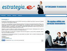Tablet Screenshot of estrategiae.com.mx